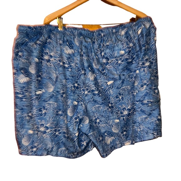 Men Tommy Bahama NAPLES TIKI LUAU blue swim trunks big & tall 3XL tall - Picture 2 of 4